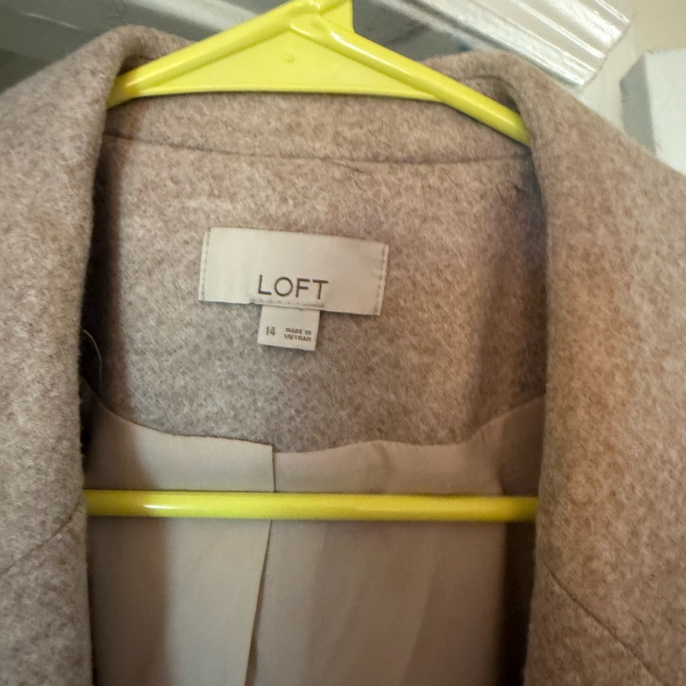 Loft Beige Jacket With Subtle Texture - image 2